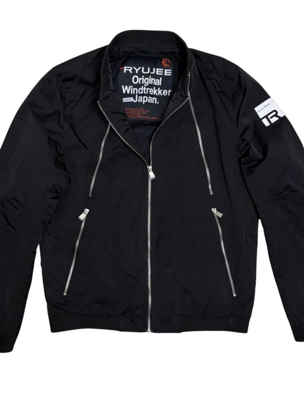 RYUJEE Japan Jacket Windtrekker Windbreaker Bomber Coat Mens Large